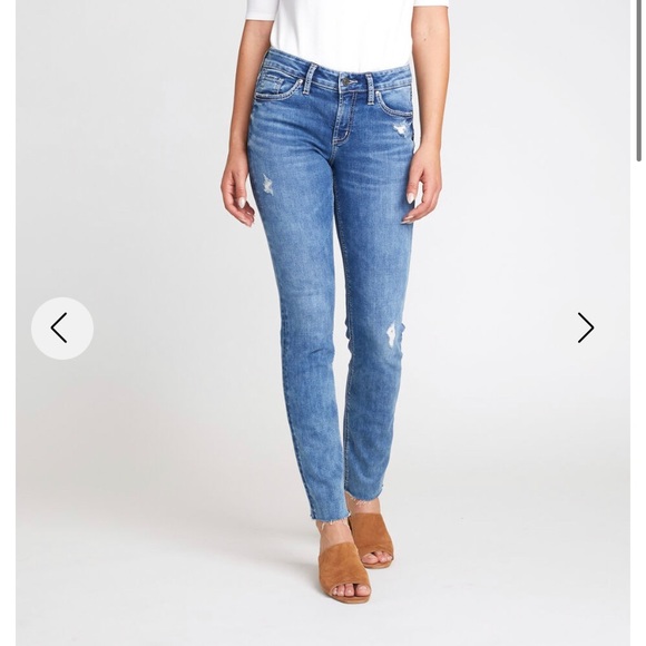 Silver Jeans Elyse Slim Jeans - Picture 2 of 10